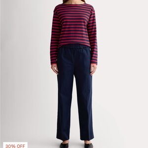 Everlane East Pant Navy Small